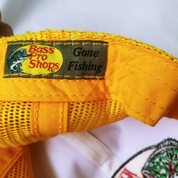 Bass Pro Shop Yellow Baseball Cap - Picture 6 of 6
